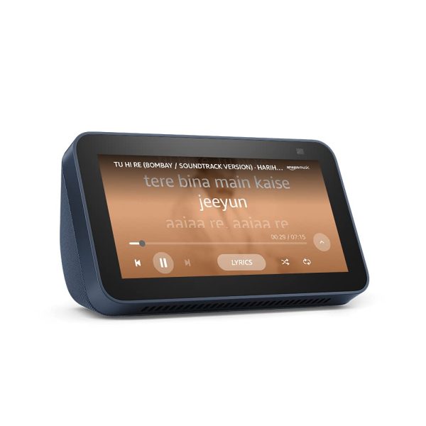 Amazon Echo Show 5 (2nd Gen) - Smart speaker with 5.5" screen, crisp sound and Alexa (Blue)