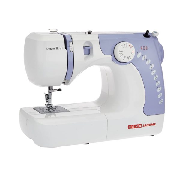 Usha Janome Allure Automatic Zig-Zag Electric Sewing Machine (White) (SEALED)