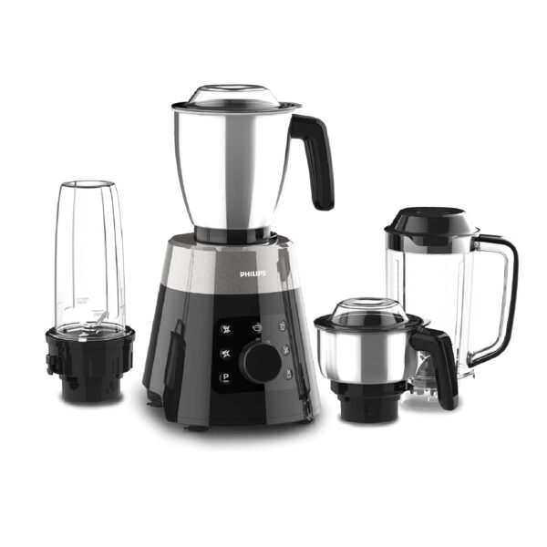 PHILIPS HL7777/00 Mixer Grinder, 750W, 4 Jars, Smart One-Touch Mode