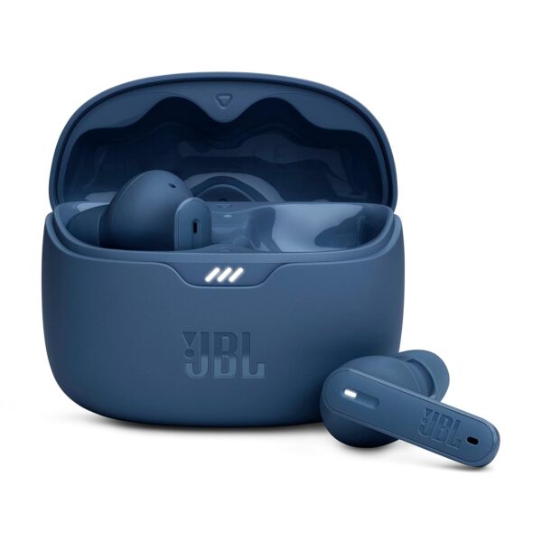 JBL Tune Beam In Ear Wireless TWS Earbuds with Mic, ANC Earbuds (Black & Blue) - Open Box