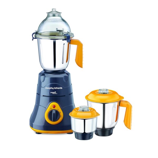 Morphy Richards Primo Classique 750-Watt Mixer Grinder (Grey/Orange) - Open Box