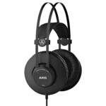 AKG K52 Closed Back Wired Headphones,Over Ear Wired,Black - Open Box