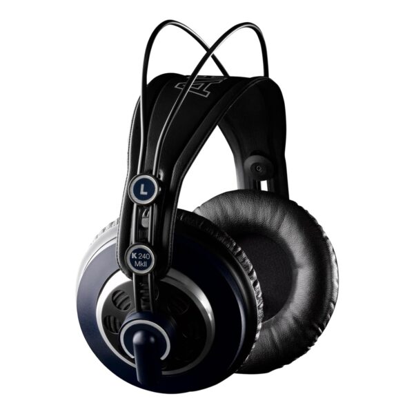 AKG K240 Studio MK II Channel Studio Wired On Ear Headphones without Mic (Black) - Open Box