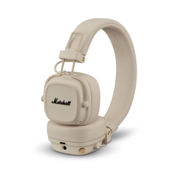 Marshall Major V Wireless On Ear Headphones (Cream) - Open Box