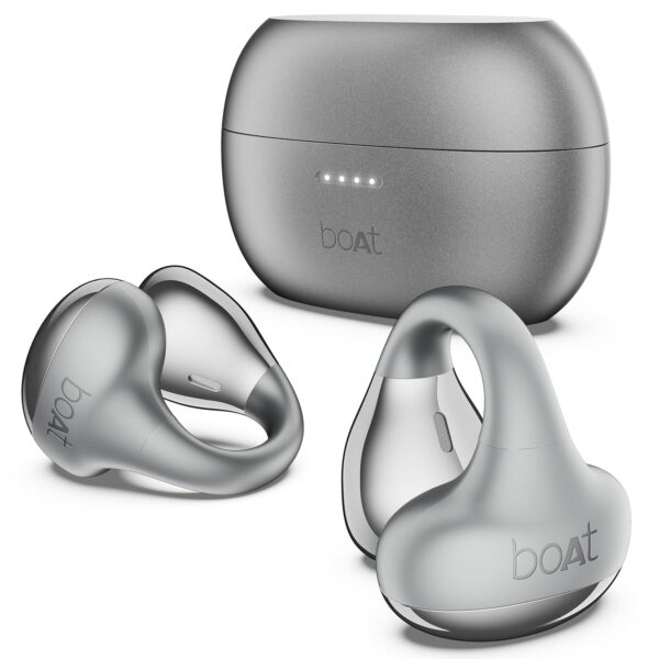 boAt Airdopes Loop OWS Earbuds w/Clip-On Fit, Air Conduction Tech - Open Box