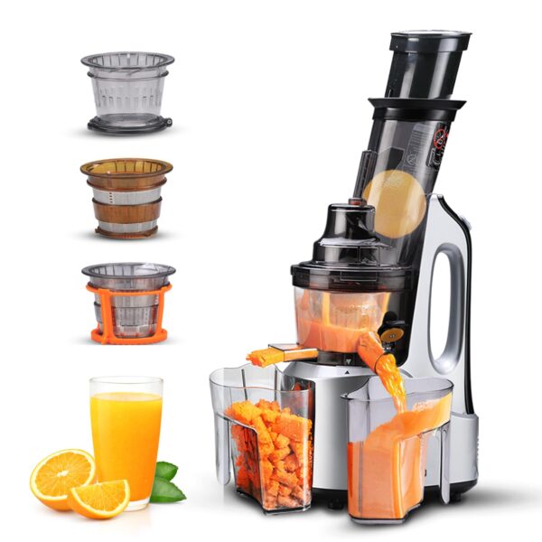 AGARO Imperial Slow Juicer, Professional Cold Press Whole Slow Juicer, 240 Watts - Open Box