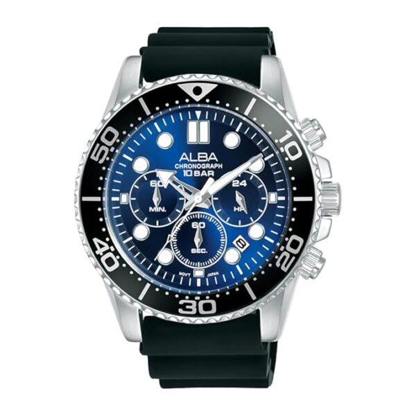 Alba Silicone Men Analog Wristwatch At3J47X1 - Open Box