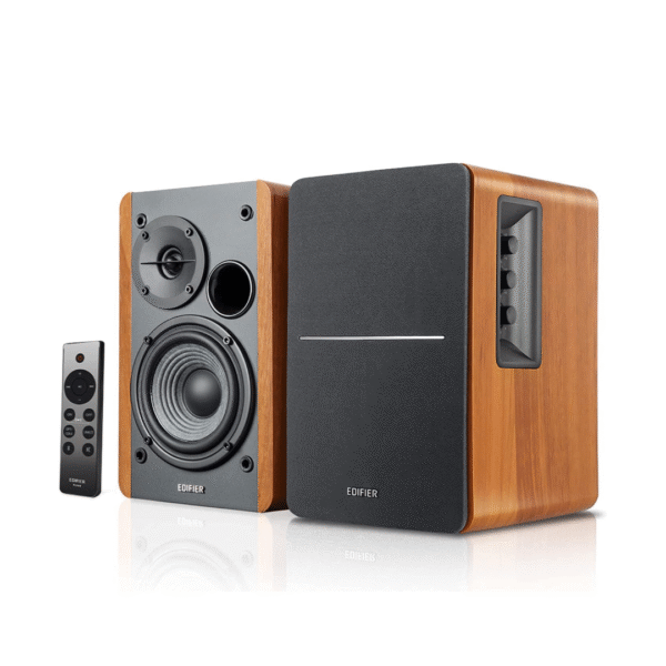 Edifier R1280DBs Active Bluetooth Bookshelf Speakers (Brown)