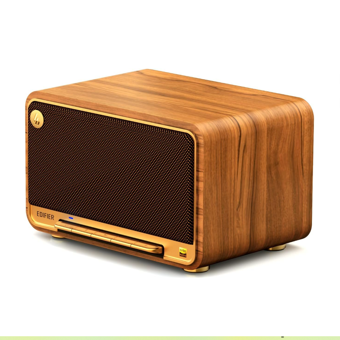 CAC Edifier D32 Tabletop Wireless Speaker (Brown) - Open Box - Image 1
