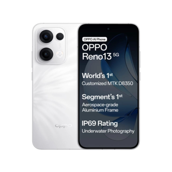 OPPO Reno13 5G (Ivory White,8 GB RAM, 128 GB Storage) - Open Box