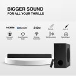 Philips TAB7007 2.1 CH 240W Dolby Digital Plus Bluetooth Soundbar V5.3 with Extra bass, Wireless subwoofer - Open Box - Image 3