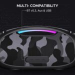 Boat Stone 1800 Bluetooth Speaker w/ 90 W RMS Sound, (Camo Black) - Open Box - Image 4