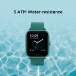 Amazfit Bip U Smart Watch, SpO2 & Stress Monitor, 1.43 inch (3.6 cm) HD Color Display, 60+ Sports Modes, Breathing Training, 50+ Watch Faces (Green) - Image 2