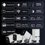 WZATCO Yuva Go Plus, 1080P Native Projector 4K Ultra HD - Open Box - Image 2