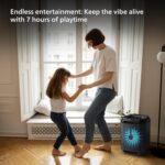 Philips TAX2208 Bluetooth Party Speaker with Free Wired Mic, 8 Speaker System, 30W Portable (Black) - Open Box - Image 4