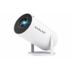 Cadlec LiteBeam X1 Smart 4K LED Projector | Android 13, 720p, 408 Lumens, 1500:1 Contrast, Manual Focus/Automatic Keystone, OTT Apps - Open Box