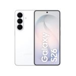 Samsung Galaxy S26 5G (White, 12GB RAM, 256GB Storage), AI Phone, Photo Assist, Creative Studio, 50MP Camera with ProVisual Engine, Powerful Customized Processor and 4300mAh Battery - Open Box