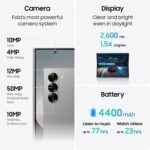 Galaxy Z Fold6 5G Mobile with Galaxy AI (Silver Shadow, 12GB RAM, 256GB Storage), 50MP High-Resolution Camera - Open Box - Image 5
