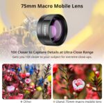 ULANZI CL-003 Phone Macro Lens, HD 75mm Phone Camera Lens for 17mm Thread, Compatible with iPhone Samsung Smartphone - Open Box - Image 2