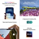 iPhone 16 128 GB: 5G Mobile Phone with Camera Control, A18 Chip and a Big Boost in Battery Life. Works with AirPods; White (NON ACTIVATED) - Image 5