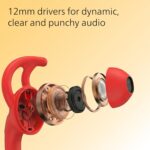 Philips TAA1009RD/94 in-Ear Sports Wired Earphones with Mic - Sealed Pack - Image 2