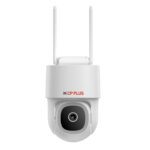CP PLUS CP-Z45Q 4MP Quad HD Wi-Fi CCTV Camera for Outdoor | 360° Pan & Tilt | Full-Color Night Vision | CTC Cyber Secure Tech | Smart Detection Suite | View & Talk | OK Google | Cloud Recording | - Sealed Pack 
