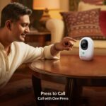 CP PLUS CP-E44Q 4MP Quad HD Smart Wi-Fi CCTV Camera | 360° Pan & Tilt | Press to Call | CTC Cyber Secure Tech | Smart Detection Suite | View & Talk | IR Night Vision | Cloud Recording | OK Google | - Sealed Pack - Image 4