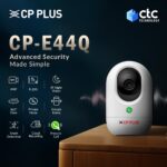 CP PLUS CP-E44Q 4MP Quad HD Smart Wi-Fi CCTV Camera | 360° Pan & Tilt | Press to Call | CTC Cyber Secure Tech | Smart Detection Suite | View & Talk | IR Night Vision | Cloud Recording | OK Google | - Sealed Pack - Image 2