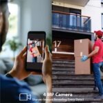 CP PLUS CP-Z45Q 4MP Quad HD Wi-Fi CCTV Camera for Outdoor | 360° Pan & Tilt | Full-Color Night Vision | CTC Cyber Secure Tech | Smart Detection Suite | View & Talk | OK Google | Cloud Recording | - Sealed Pack  - Image 3