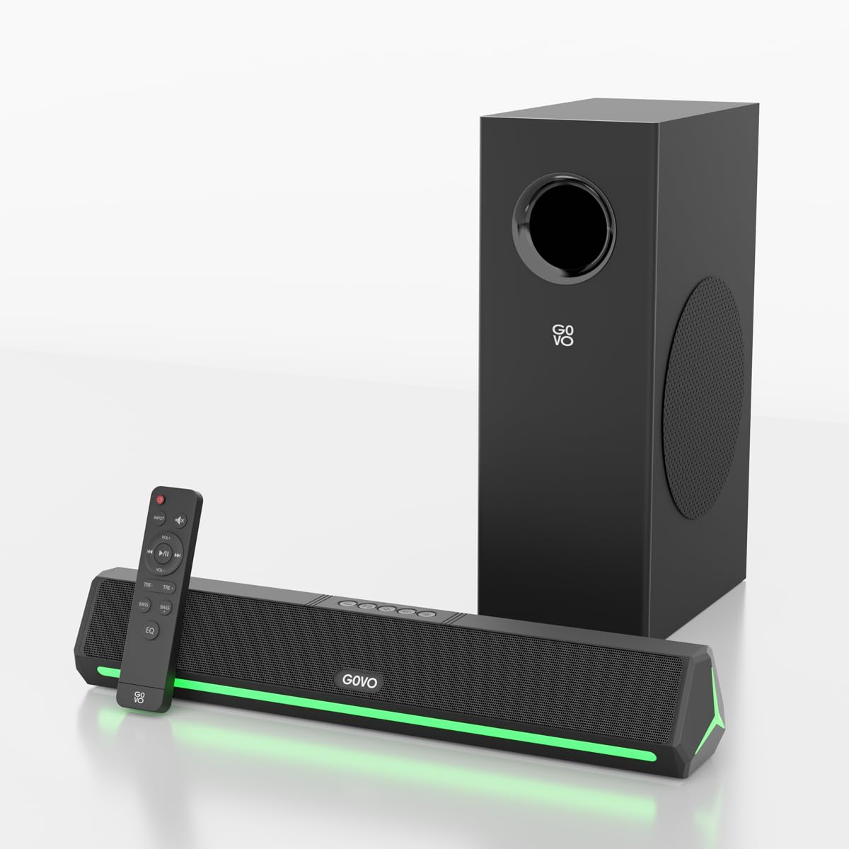 61qFVWzwFYL._SL1200_ GOVO GOSURROUND 600 | 90W Soundbar | 2.1 Channel Home Theatre - Open Box - Image 1