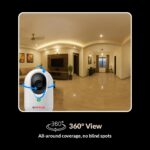 CP PLUS E34Q 3M Smart Wi-Fi CCTV Camera | 360° Pan & Tilt | Press to Call | Motion Tracking | CTC Cyber Secure Tech | Two-Way Talk | IR Night Vision | Alexa & OK Google | -Sealed Pack - Image 7