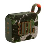 JBL Go 4, Wireless Ultra Portable Bluetooth Speaker, Pro Sound, Vibrant Colors, Water & Dust Proof, Type C (Without Mic, Squad) - Open Box