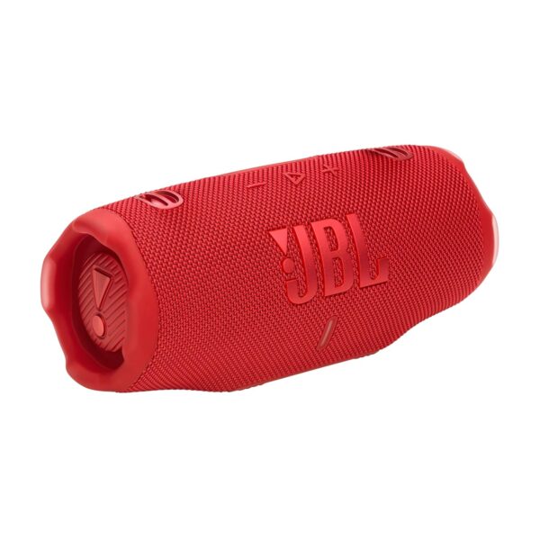 JBL Charge 6, Powerful Pro Sound with AI Sound Boost Wireless Portable Bluetooth Speaker (Red)- Sealed Pack