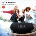 JBL Charge 6, Powerful Pro Sound with AI Sound Boost Wireless Portable Bluetooth Speaker (Black)- Open Box - Image 8