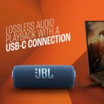 JBL Flip 7 Wireless Portable Bluetooth Speaker, Bold Pro Sound with AI Sound Boost, 16Hrs of Playtime, IP68 Water & Dustproof, Multi-Speaker Connection by Auracast, Personalization App (Blue) - Sealed Pack - Image 9