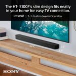 Sony HT-S100F 2.0 Ch Dolby Audio Soundbar with Bass Reflex Speaker for deep Bass, Bluetooth Wireless Audio with LDAC,S-Force Front Sound, HDMI ARC & Optical Connectivity - Open Box - Image 2