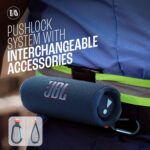 JBL Flip 7 Wireless Portable Bluetooth Speaker, Bold Pro Sound with AI Sound Boost, 16Hrs of Playtime, IP68 Water & Dustproof, Multi-Speaker Connection by Auracast, Personalization App (Blue) - Sealed Pack - Image 5