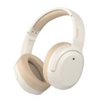 Edifier W820NB Plus Wireless Over-Ear Noise Cancelling Headphone, -49 dB ANC, LDAC Hi-Res Audio, 88H Playtime, Spatial Sound, AI Clear Calls, Bluetooth V6.1 & Multipoint - Ivory - Open Box