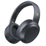 Edifier W820NB Plus Wireless Over-Ear Noise Cancelling Headphone, -49 dB ANC, LDAC Hi-Res Audio, 88H Playtime, Spatial Sound, AI Clear Calls, Bluetooth V6.1 & Multipoint - Dark Grey- Open Box