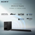 Sony Bravia Theatre Bar 6 HT-BD60 5.1(3.1.2 ch) Dolby Atmos Soundbar with Wireless Subwoofer, 2-Upfiring Speakers, S-Force & Vertical Surround Engine, Bluetooth, HDMI eARC. - (Open Box) - Image 3