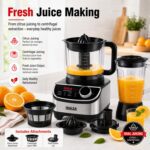 INALSA INOX 1200 food processor for kitchen with Mixer Grinder Juicer|1200 Watt Copper Motor - Open Box - Image 8