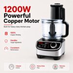 INALSA INOX 1200 food processor for kitchen with Mixer Grinder Juicer|1200 Watt Copper Motor - Open Box - Image 3