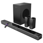 ZEBRONICS Juke BAR 9510WS PRO Dolby 5.1 Soundbar, Dolby Audio, 600 Watts, Wireless (Dual Rear Satellites & 6.5" Subwoofer) - Open Box 