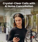 Edifier W820NB Plus Wireless Over-Ear Noise Cancelling Headphone, -49 dB ANC, LDAC Hi-Res Audio, 88H Playtime, Spatial Sound, AI Clear Calls, Bluetooth V6.1 & Multipoint - Dark Grey- Open Box - Image 6