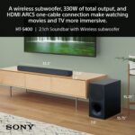 Sony HT-S400 2.1ch soundbar with Powerful Wireless subwoofer, S-Force PRO Front Surround Sound and Dolby Digital (330W, Wireless Connectivity, Bluetooth) - Open Box - Image 2