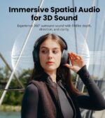 Edifier W820NB Plus Wireless Over-Ear Noise Cancelling Headphone, -49 dB ANC, LDAC Hi-Res Audio, 88H Playtime, Spatial Sound, AI Clear Calls, Bluetooth V6.1 & Multipoint - Dark Grey- Open Box - Image 8