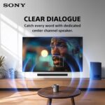 Sony Bravia Theatre Bar 6 HT-BD60 5.1(3.1.2 ch) Dolby Atmos Soundbar with Wireless Subwoofer, 2-Upfiring Speakers, S-Force & Vertical Surround Engine, Bluetooth, HDMI eARC. - (Open Box) - Image 5