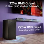 ZEBRONICS Juke BAR 9510WS PRO Dolby 5.1 Soundbar, Dolby Audio, 600 Watts, Wireless (Dual Rear Satellites & 6.5" Subwoofer) - Open Box  - Image 4