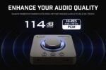 Creative Sound Blaster X4 Hi-Res 24bit/192kHz External USB DAC and Amp Sound Card, Super X-Fi, Multi-Channel, 7.1 Discrete Surround, Optical-in, Optical-out, Line-in, Mic-in, Headset-in for PC and Mac - Open Box - Image 8
