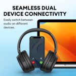 Edifier Wh700Nb Active Noise Cancelling Headphones - 68H Playtime - Ai Call Noise Cancellation (Ivory) - Open Box - Image 5